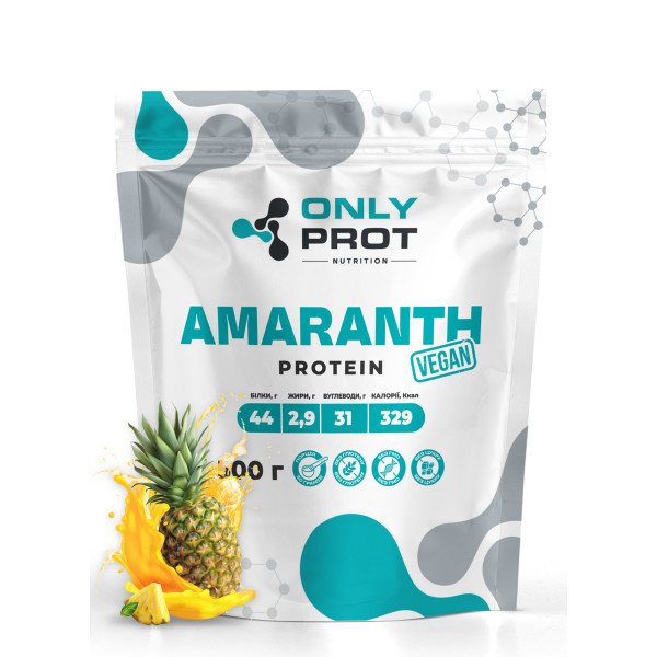 Амарантовий протеїн Onlyprot 500 г ананас