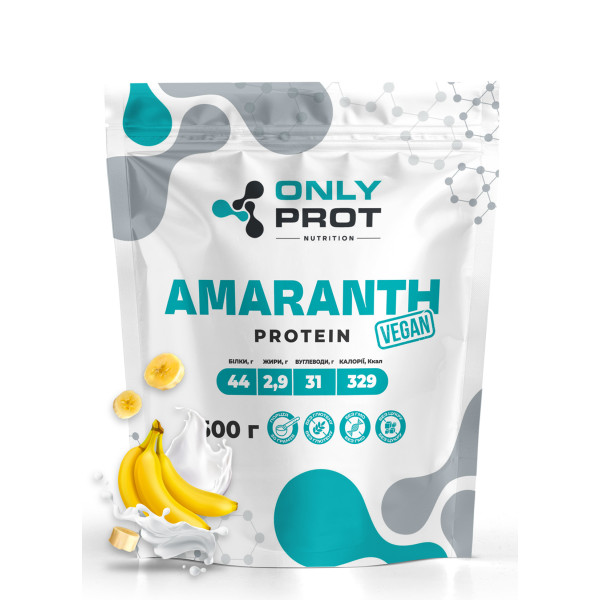 Амарантовий протеїн Onlyprot 500 г банан