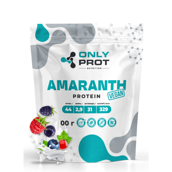 Амарантовий протеїн Onlyprot 500 г лісові ягоди