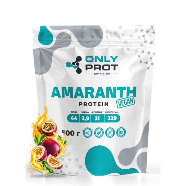 Амарантовий протеїн Onlyprot 500 г маракуя