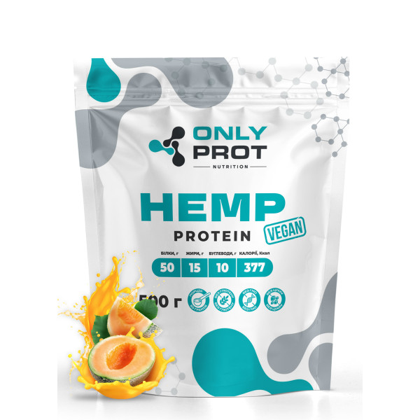 Конопляний протеїн Onlyprot 500 г диня