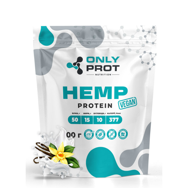 Конопляний протеїн Onlyprot 500 г ваніль