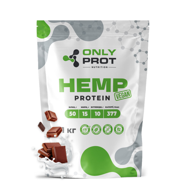 Конопляний протеїн Onlyprot 1 кг молочний шоколад