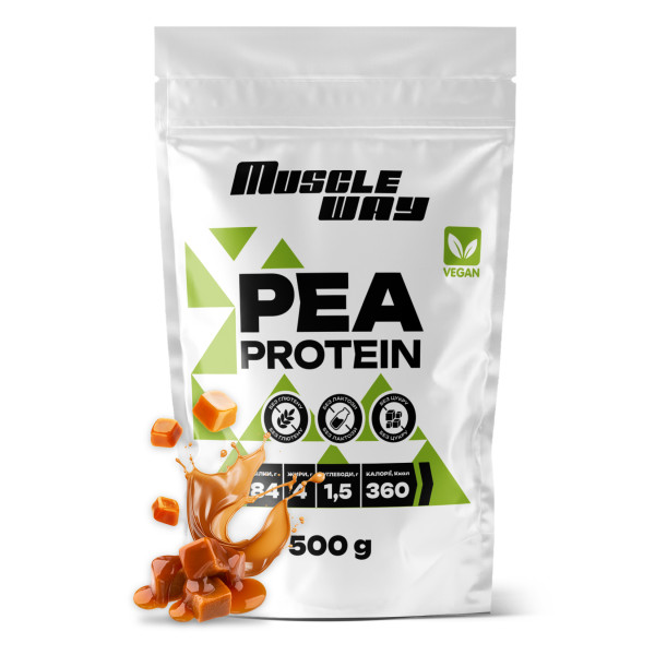 Гороховий протеїн MuscleWay 500 г карамель