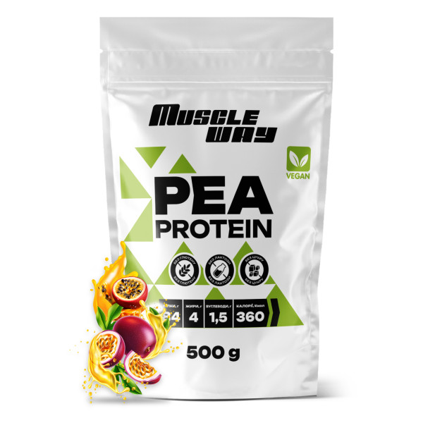 Гороховий протеїн MuscleWay 500 г маракуя