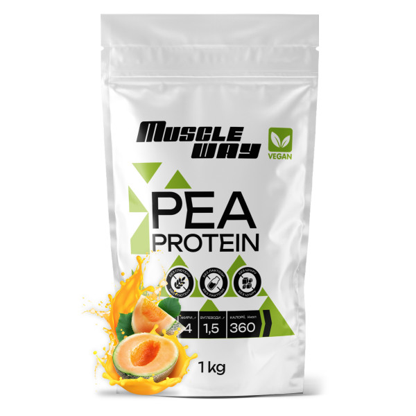 Гороховий протеїн MuscleWay 1 кг диня