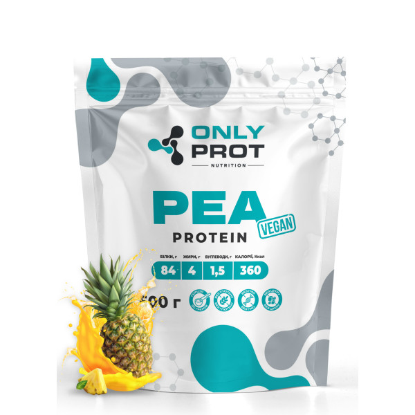 Гороховий протеїн Onlyprot 500 г ананас