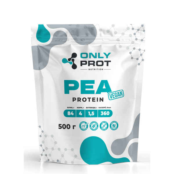 Гороховий протеїн Onlyprot 500 г без смаку