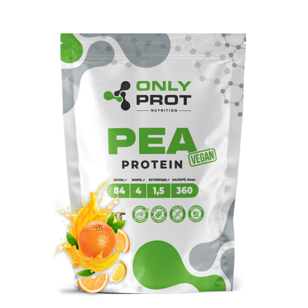 Гороховий протеїн Onlyprot 1 кг апельсин