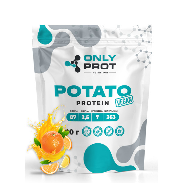 Картопляний протеїн Onlyprot 500 г апельсин