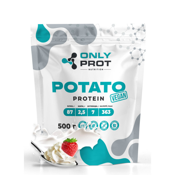 Картопляний протеїн Onlyprot 500 г крем-вершки