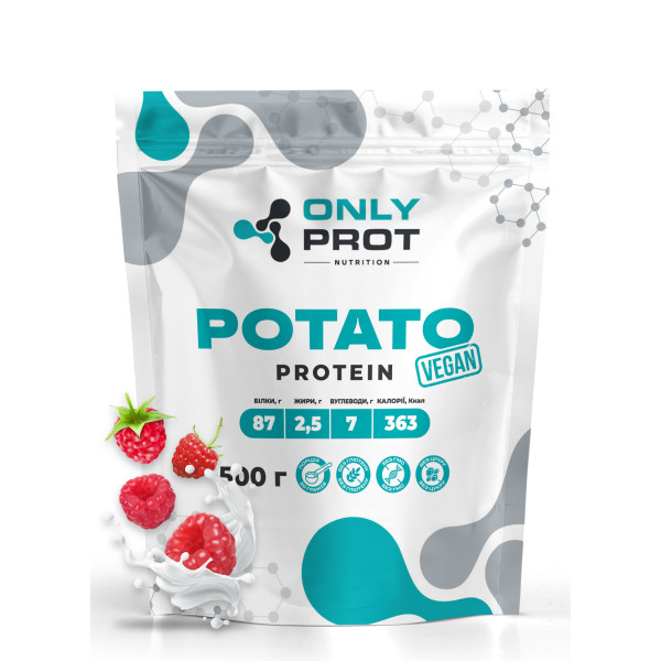 Картопляний протеїн Onlyprot 500 г малина