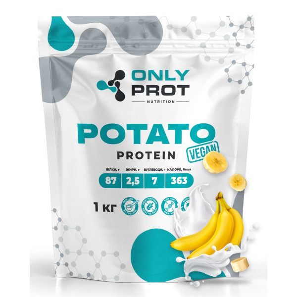 Картопляний протеїн Onlyprot 1 кг банан