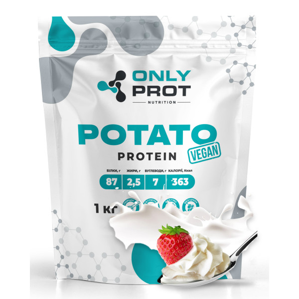 Картопляний протеїн Onlyprot 1 кг крем-вершки