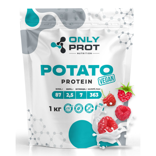 Картопляний протеїн Onlyprot 1 кг малина