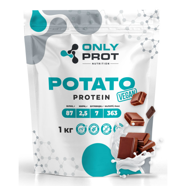Картопляний протеїн Onlyprot 1 кг молочний шоколад